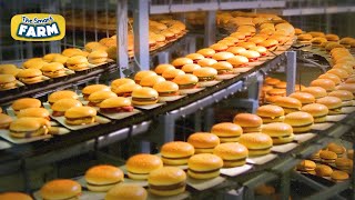 The BIGGEST Hamburger Production Line That Will Leave You Speechless  Mega Burger Factory [upl. by Eutnoj467]