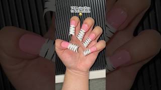 Uñas de pato🥲 nails naildesign nailhacks naildesignathome shorts nailtrends [upl. by Aisor476]