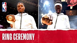 Toronto Raptors Championship Ring Ceremony  October 22 2019 [upl. by Llenrod]