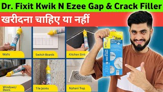 Dr Fixit Kwik N Ezee Wall Gap amp Crack Filler Honest Review  DIY Waterproofing for Home Repairs [upl. by Bedad]