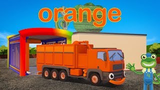 Learn Colors with Trucks  Gecko’s Big Truck Hide and Seek  Geckos Garage [upl. by Patterman143]