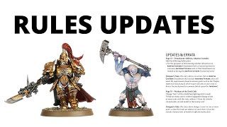 40K Rules Update  Adeptus Custodes and Genestealer Cults Changes [upl. by Polik2]