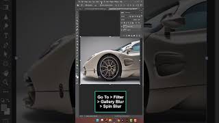 Creating spin blur effect in photoshop 2024 [upl. by Schriever902]