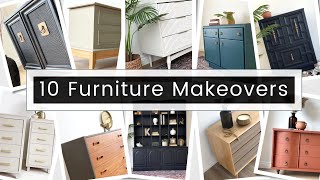 10 Amazing Furniture Makeovers  Inspiring Furniture Trash to Treasure Stories [upl. by Siubhan]