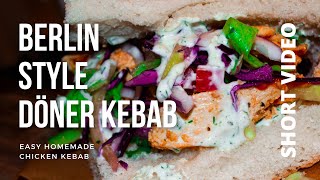 Berlin style döner kebab  Easy Homemade Döner Kebab [upl. by Carmita]