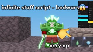 Arceus X  infinite stuff  bedwars script [upl. by Amuh]