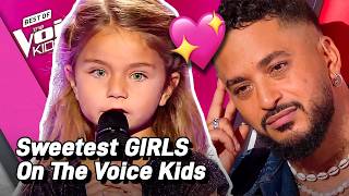 Stunning GIRLS with Incredible Voices on The Voice Kids 💕 [upl. by Arrimat]