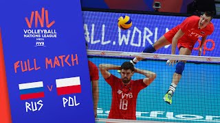 Russia v Poland  Full Match  Final Round Pool B  Mens VNL 2018 [upl. by Rihat372]