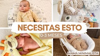 👶🏻COSAS NECESARIAS para un BEBÉ de 03 meses 🤱 ESENCIALES para un Recién Nacido [upl. by Halda]