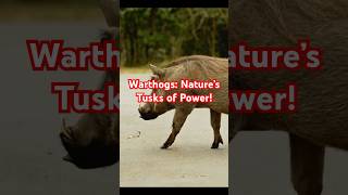 Warthogs Nature’s Tusks of Powershorts short shortvideo shortsfeed [upl. by Airetnohs]