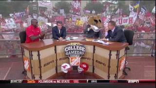 Lee Corso drops the FBomb on ESPN Gameday [upl. by Abramson]