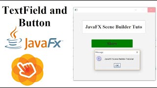 JavaFX Scene Builder Tutorial 33  TextField and Button [upl. by Werd]