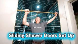 Set up of Sliding Glass Shower Doors [upl. by Ennail91]