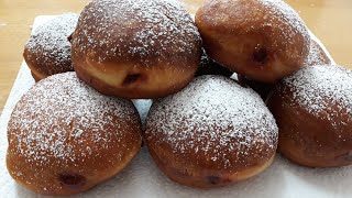 Krapfen  Berliner  Jam donuts recipe [upl. by Noed451]