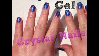 Copertura unghie naturali con GEL  Crystal Nails [upl. by Paul]