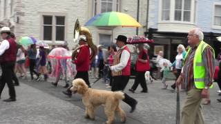 Kirkcudbright Jazz Festival 2016 Brolly Parade [upl. by Eada41]