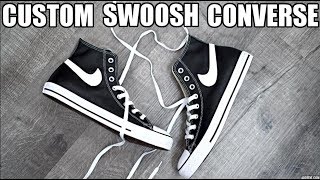 CUSTOM SWOOSH CONVERSE quotCHINATOWN MARKETquot [upl. by Etnahsal457]