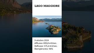 Lago Maggiore livelli idrometrici 9 ottobre 2024 short [upl. by Nosredneh]