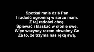 Spotkał mnie dziś Pan karaoke [upl. by Rusell402]