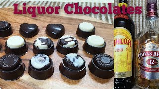 Liquor Chocolate  Special Homemade Liquor Chocolates Recipe  RumScotchCoffee Liqueur Chocolates [upl. by Amor317]