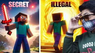 I BUSTED TOP 10 MINECRAFT MYTHS IN HINDI  1 [upl. by Aneen]