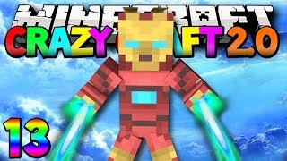 Minecraft Crazy Craft Episode 13 Iron Man Mark 4 amp 5 [upl. by Dorfman]