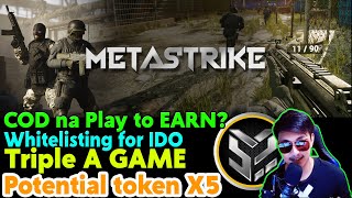 Meta Strike NFT Game  mala Call of duty na play to earn game  NEW NFT GAMES 2021 GAMEPLAY [upl. by Auqinahs]