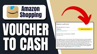 How to Convert Amazon Shopping Voucher to Cash Simple Steps [upl. by Annohs]