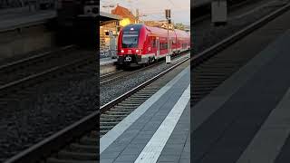 Langsame Einfahrt eines RegionalExpress in Erlangen trainspotter trainspotting train erlangen [upl. by Pinkerton]