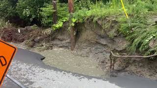 Severe Flooding Destroys Vermont Roads [upl. by Folger]