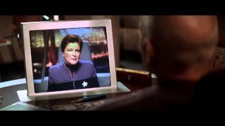 quotStar Trek Nemesisquot Admiral Janeway contacts Captain Picard HD [upl. by Ahlgren]