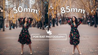 50mm vs 85mm Lens Comparison for Portrait Photography  Which should YOU buy [upl. by Nozicka178]