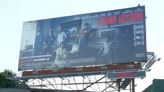 Piano Lesson Billboard Sunset Blvd Los Angeles California US November 10 2024 John David Washington [upl. by Michi269]