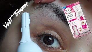 Remove Hair  Veet Sensitive Touch Beauty Trimmer  HONEST REVIEW amp DEMO  Nishoo Khan [upl. by Berk860]