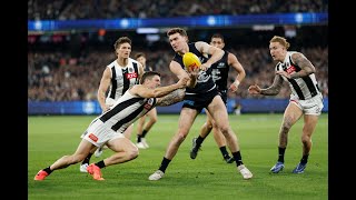 Blake Acres  AFL 2024 Round 8 Highlights  Carlton vs Collingwood [upl. by Aihtebat]