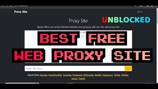 how to make a proxy website for school  Unblock  proxy  2024 [upl. by Afital]