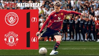 Man City 7 11 6 Man Utd  Match Recap [upl. by Nylaret]