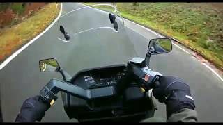 Honda Helix CN250  Slippery Road Ride POVShot [upl. by Nileuqay65]