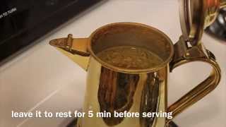 How To Make Arabic Coffee Saudi Style [upl. by Assenev]