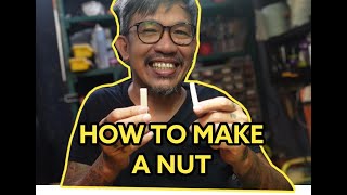 HOW TO MAKE A BONE NUT [upl. by Stoller]