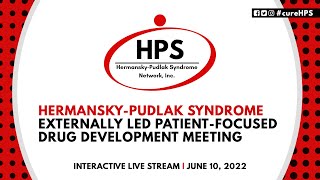 HermanskyPudlak Syndrome Externally Led PatientFocused Drug Development Meeting [upl. by Nylodam]