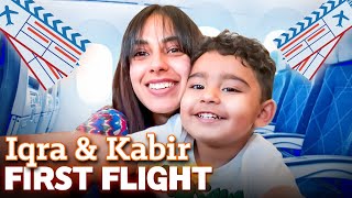 Iqra and Kabir First Flight  ft KABIR  VLOG 22 [upl. by Lin]