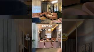 TRENDING😍😍😍INTERIOR DESIGN MAKEOVER  TRANFORMATION ❤️BEFORE amp AFTER🤩🤩🤩shorts shortsfeed [upl. by Warren]