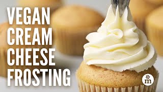 Vegan Cream Cheese Frosting — MAKE A FIRM FROSTING WITH ONLY 6 INGREDIENTS [upl. by Enelegna]