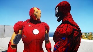 IRON MAN VS CARNAGE  EPIC BATTLE [upl. by Pega]