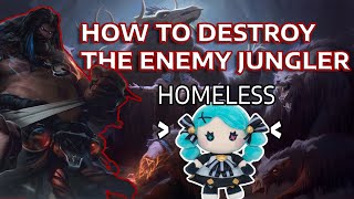 HOW TO DESTROY WEAK JUNGLERS educational [upl. by Langelo]