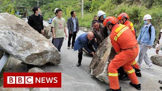 China earthquake Hundreds stranded or missing after 68 magnitude quake  BBC News [upl. by Nimesh]