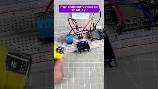 ESP32 Project Live Temp amp Humidity Display with OLED Screen [upl. by Medwin]