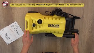 Unboxing and Assembling Karcher K2 Power Control High Pressure Washer  Bob The Tool Man [upl. by Lynd]