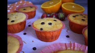 Easy Orange Chocolate Chip Muffins Recipe [upl. by Nitsrek]